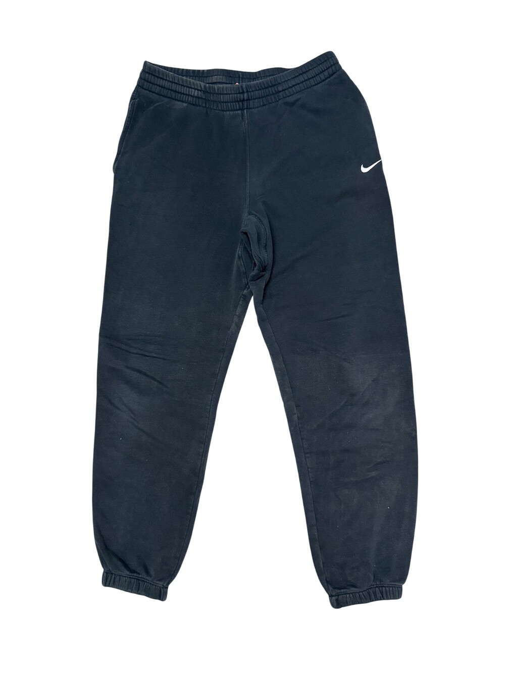 Nike Sweatpants Mens Black Fleece Joggers Elastic Waist Pockets baggy Fit Large